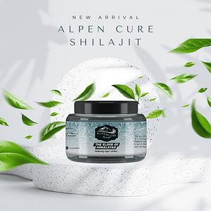 Alpen Cure Shilajit – Pure Himalayan Energy 90g